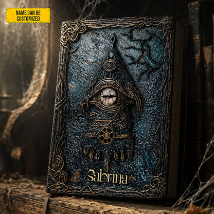 Personalized Mystic Eye Leather Journal