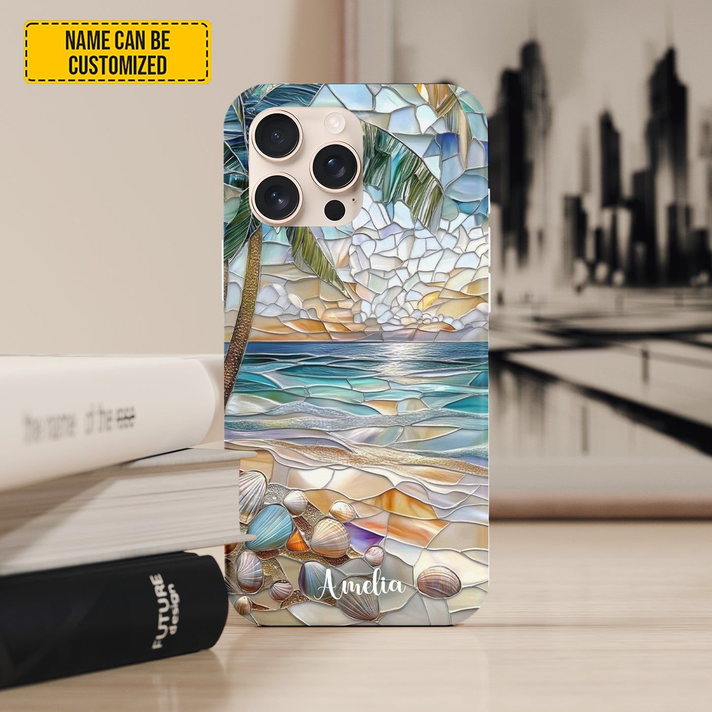 Personalized Ocean Marble Phone Case