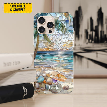 Personalized Ocean Marble Phone Case