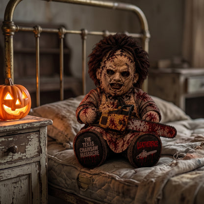 Leatherface Chainsaw Horror Custom Shape Pillow – Creepy Halloween Collector Gift