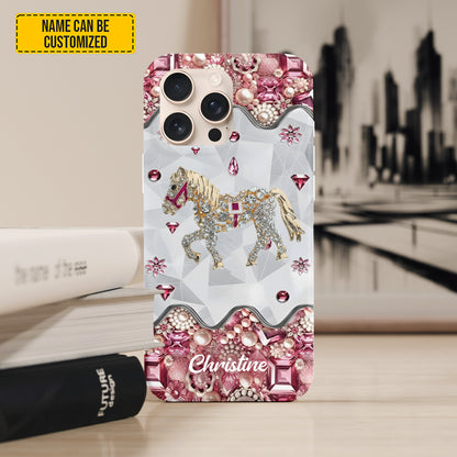 Horse Lover - Personalized Horse Phone Case