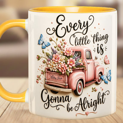 Every Little Thing Is Gonna Be Alright - Truck Accent Mug