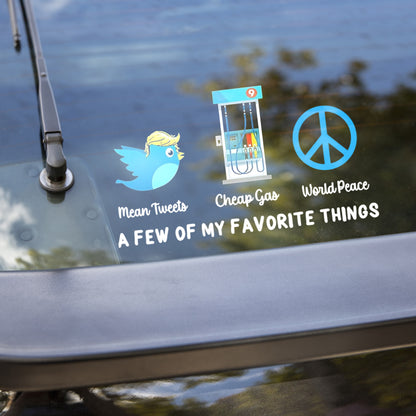 A Few Of My Favorite Things - Peace Sticker Decal