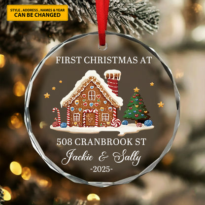 Couple Glass Ornament - Personalized Gifts For Couple Glass Ornament