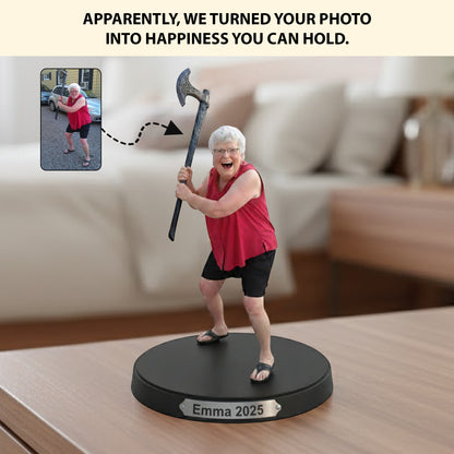 Chaos in Mini Form – Personalized Funny Photo Acrylic Plaque