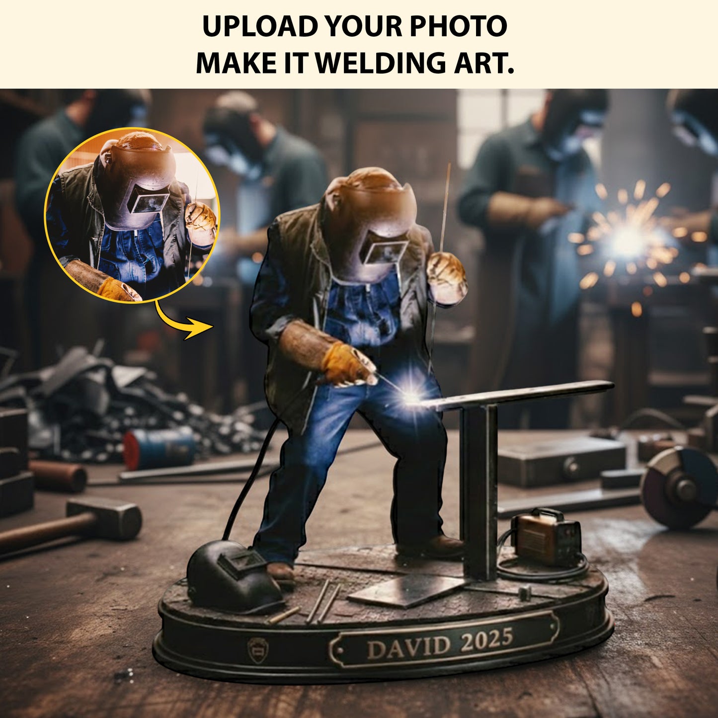 Forge Master – Personalized Welding Acrylic Plaque