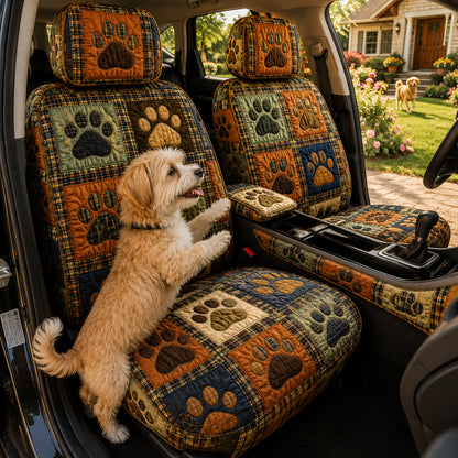 Rustic Pet Lover Car Seat Covers