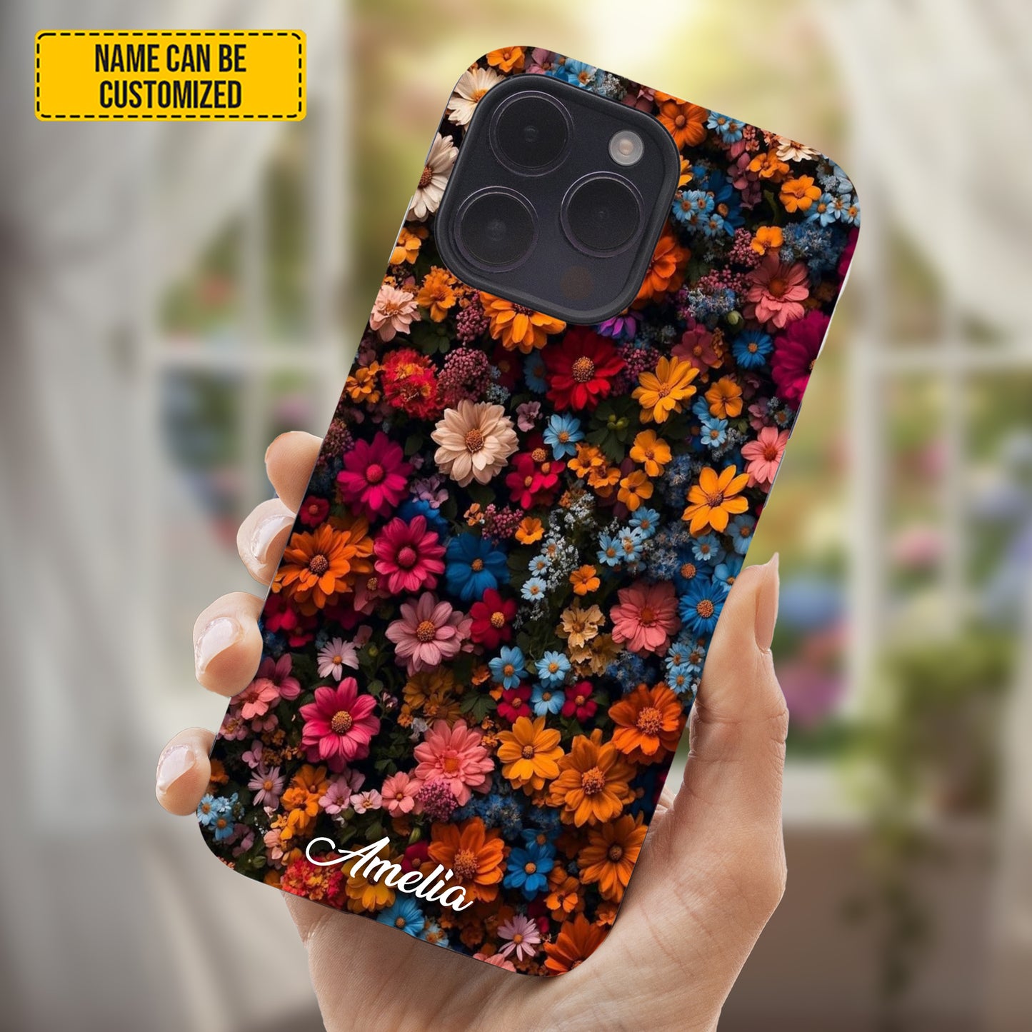 Personalized Flower Phone Case