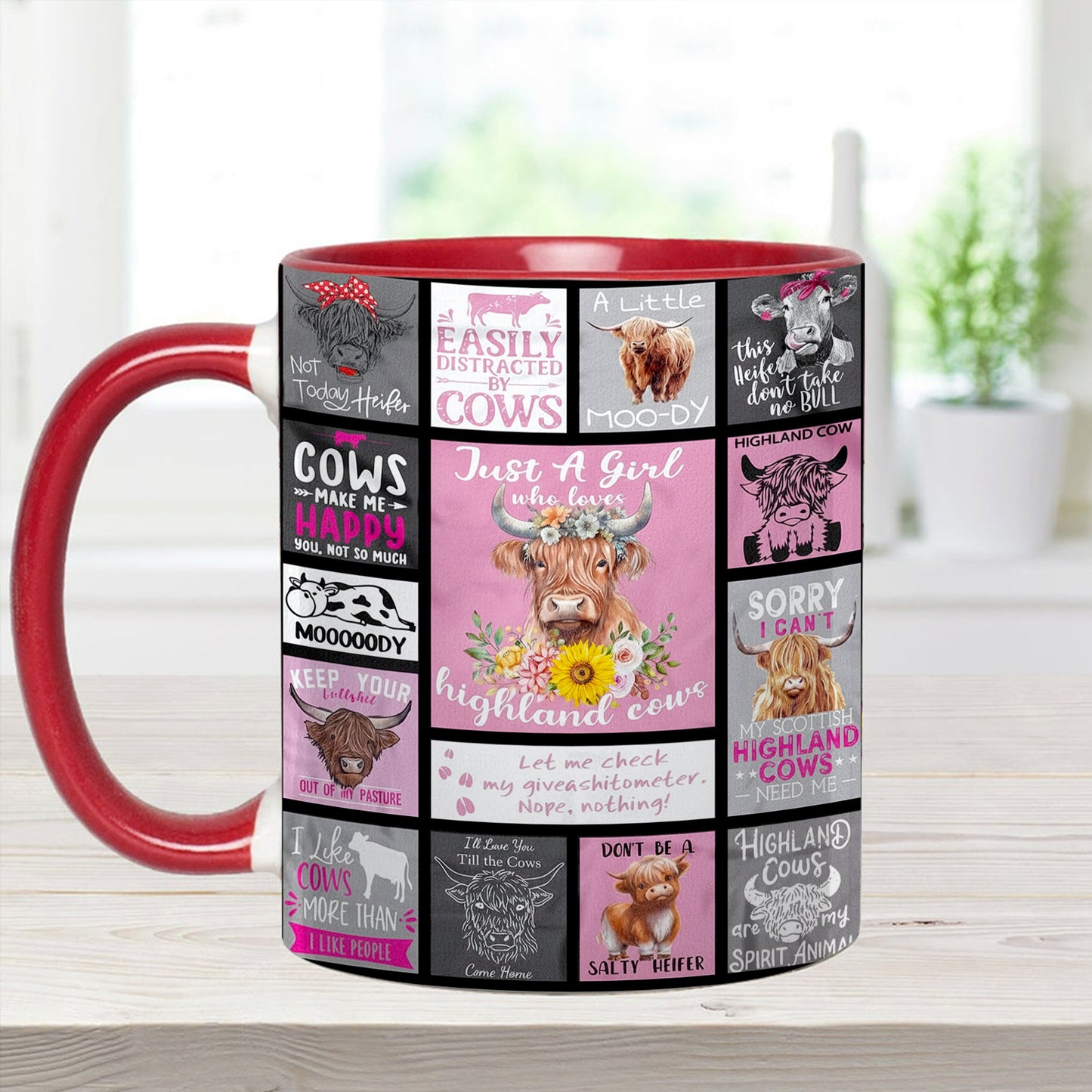 Adorable Cow Collection Accent Mug