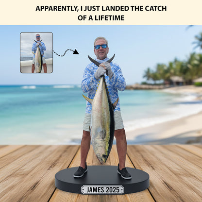 Trophy Fishing Moments – Personalized Photo Acrylic Plaque