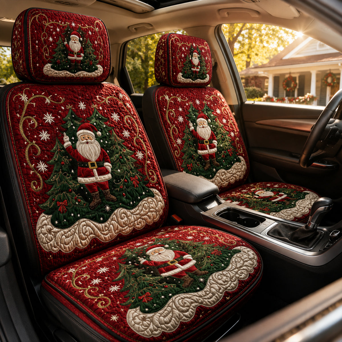 Santa’s Christmas Magic – Christmas Car Seat Covers