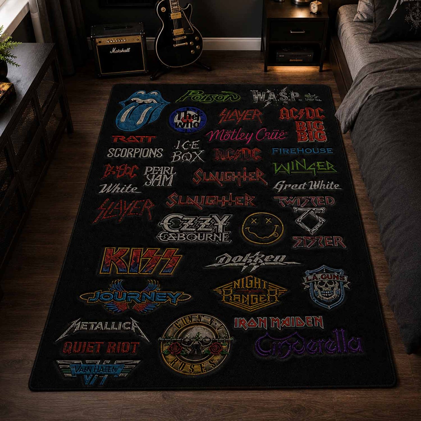 Rock Lovers - Legends Edition Area Rug Version 1