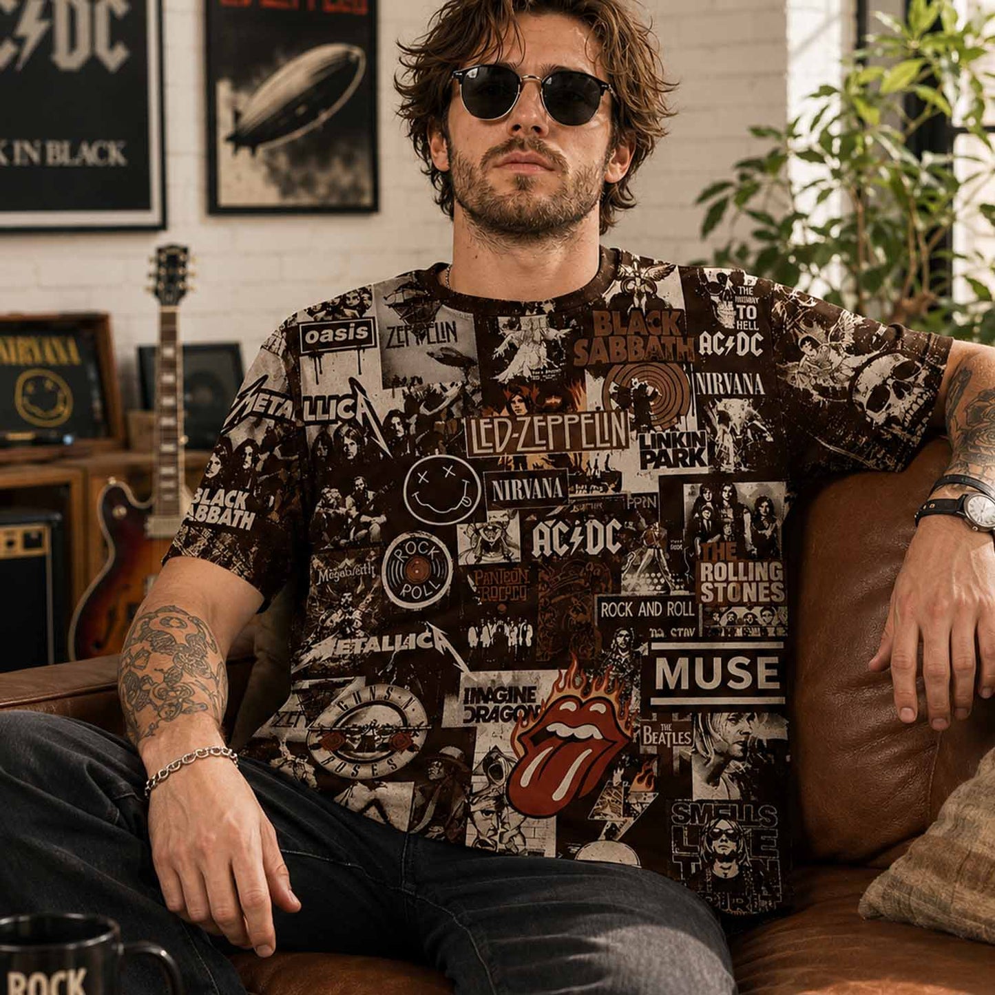 Rock Lover - Classic Legends All Over Print Shirt Version 6