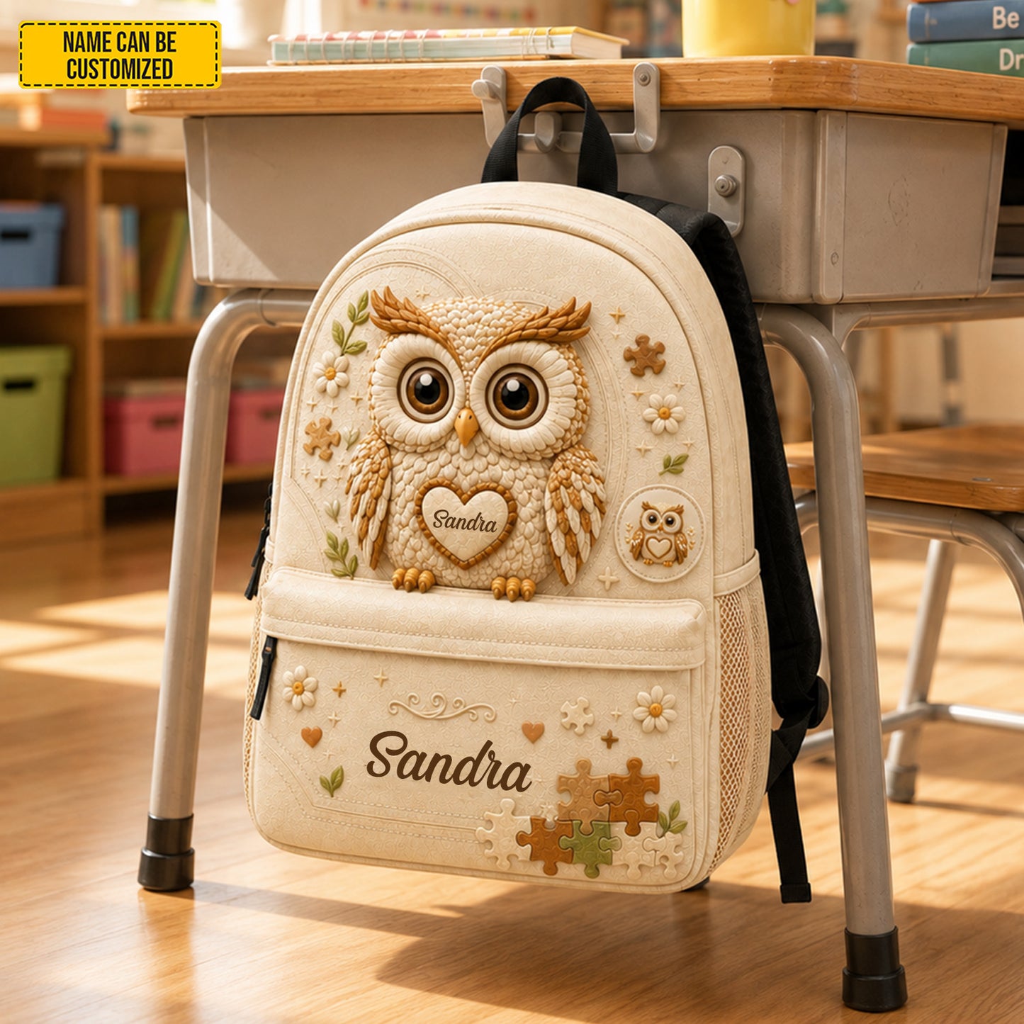 Personalized Cute Owl Backpack - Kids Backpack