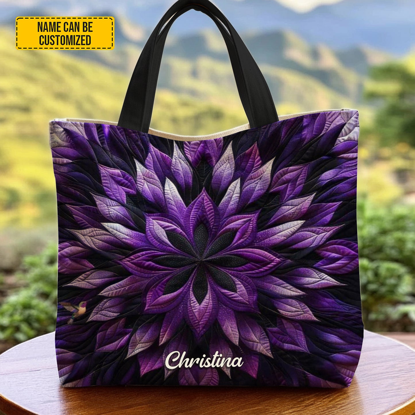 Flower Mystic - Personalized Flowers Tote Bag