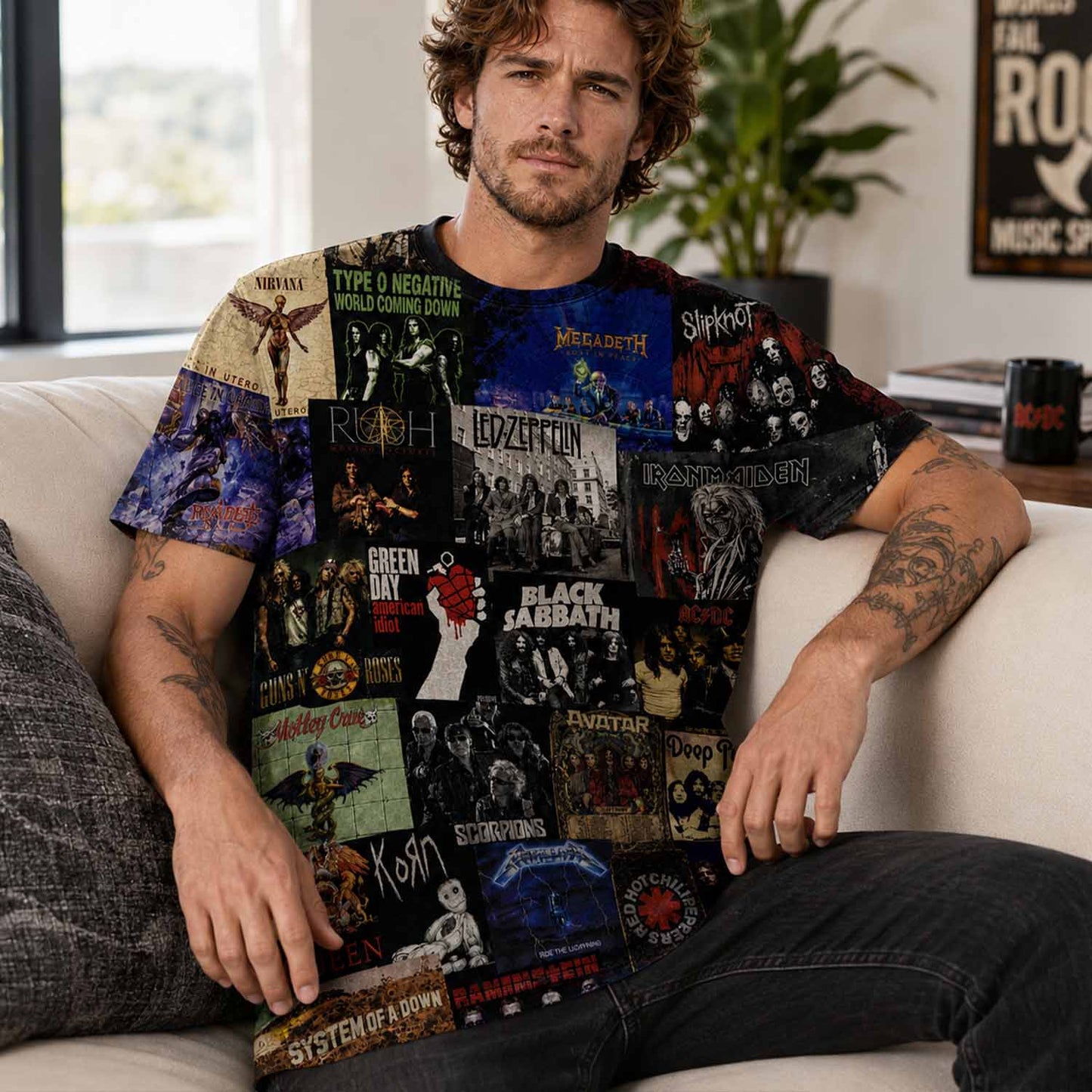 Rock Lover - Classic Legends All Over Print Shirt Version 9
