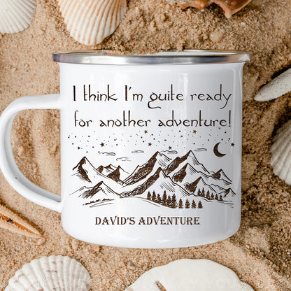 Ready For Another Adventure - Personalized Outdoors Enamel Mug