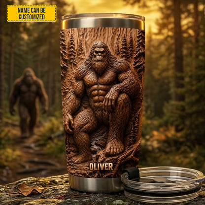 Woodland Legend – Personalized Bigfoot Tumbler