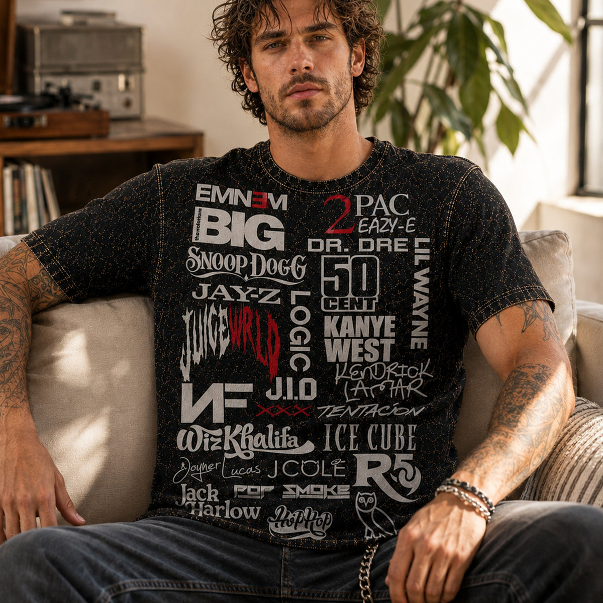 Rap Lover - Classic Legends All Over Print Shirt Version 1