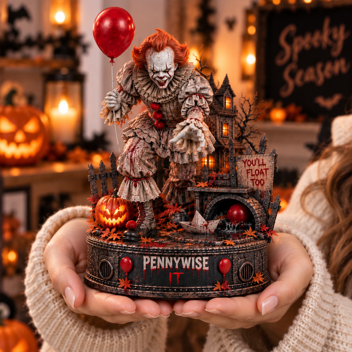 Pennywise Derry Nightmare – Collectible Acrylic Plaque Table Decor