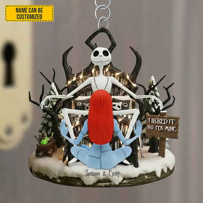 Personalized Funny Couple Keychain