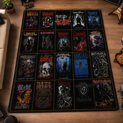 Rock Lovers - Legends Edition Area Rug Version 2