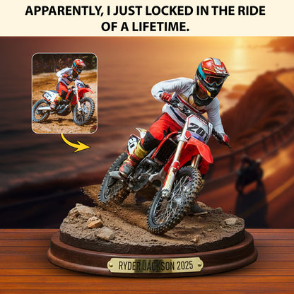 Moto Legend – Personalized Motocross Acrylic Plaque