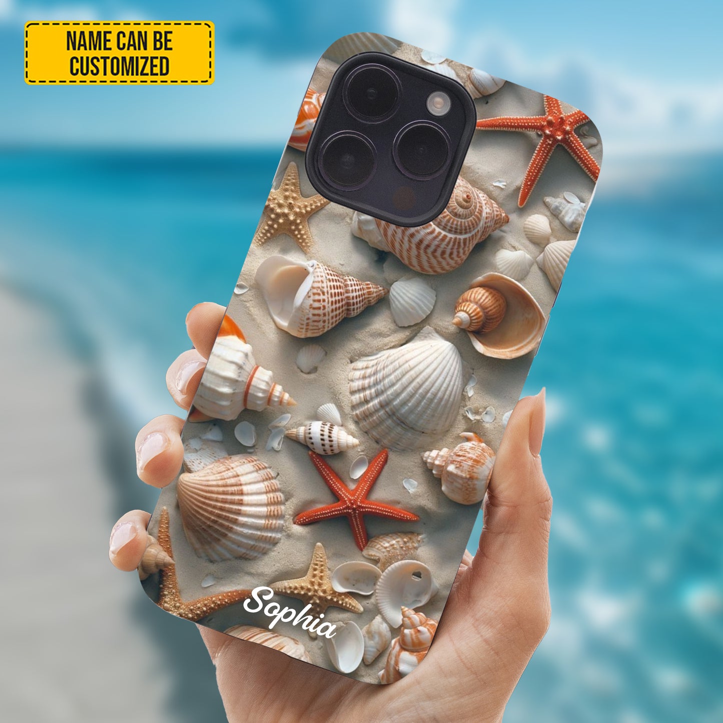 Personalized Seashell Ocean Phone Case