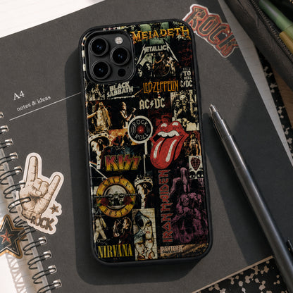 Rock Lovers - Classic Rock Legends Phone Case Version 5