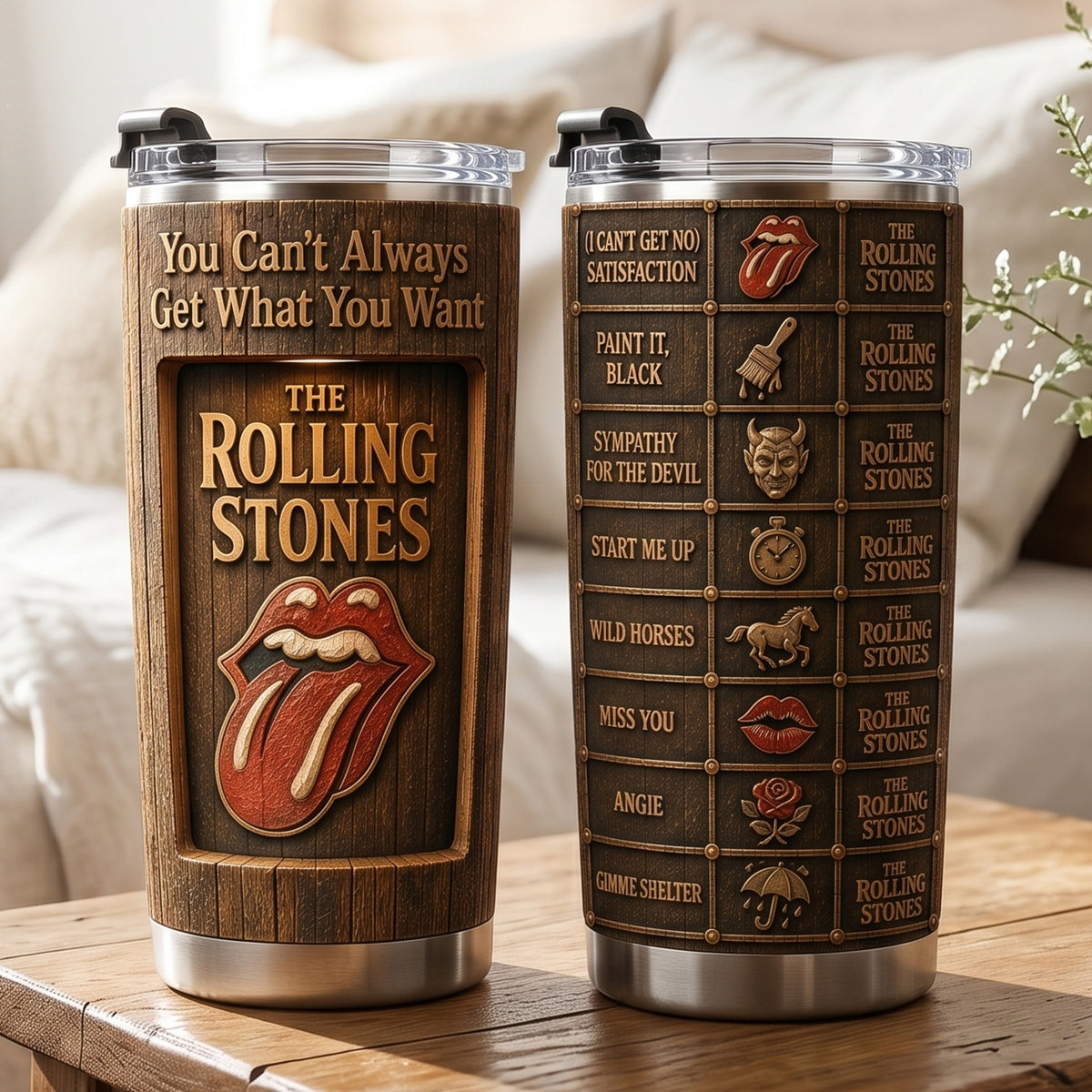 Rock Memories – Vintage The Rolling Stones Tumbler Version 21