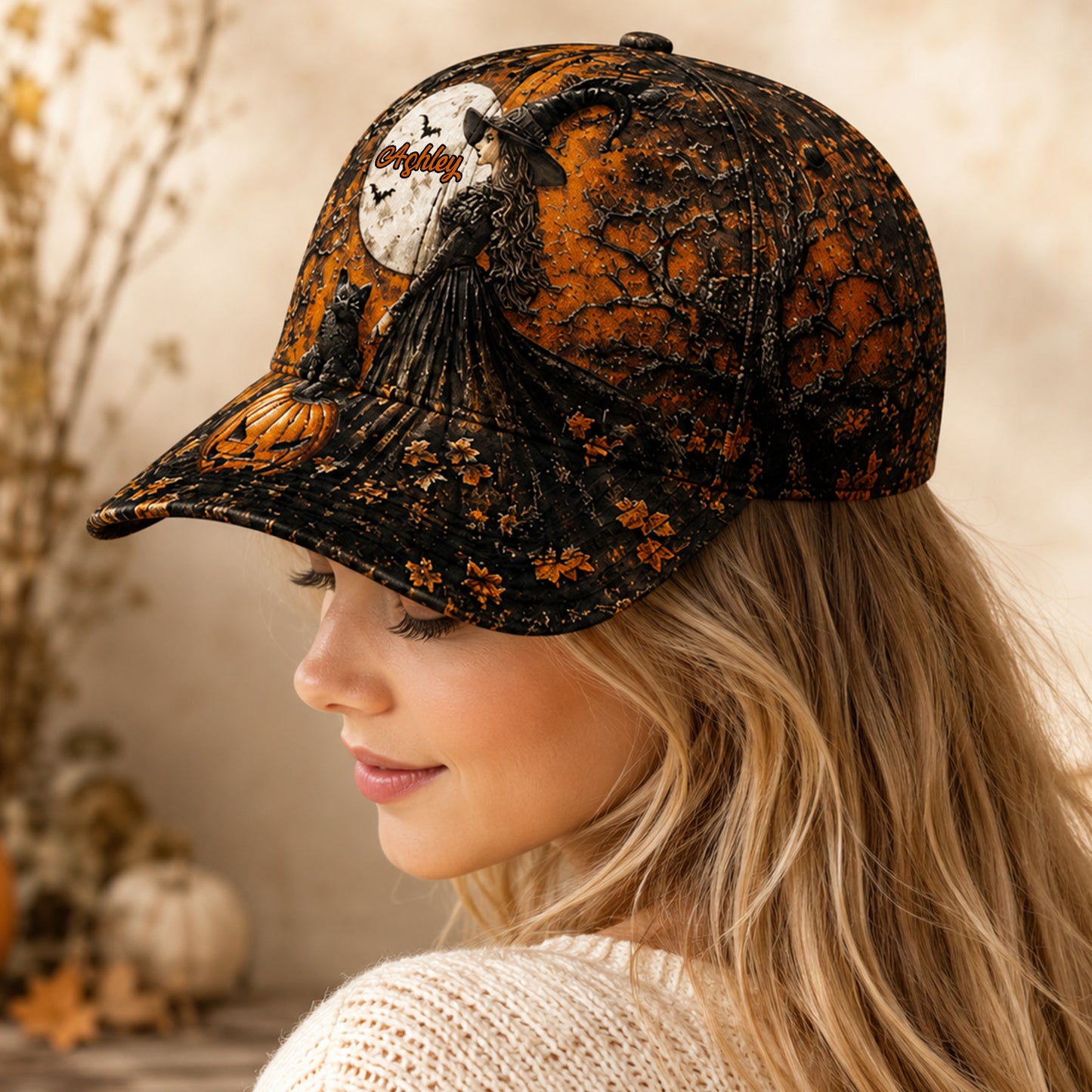 Personalized Halloween Witch Hat - Halloween Classic Cap
