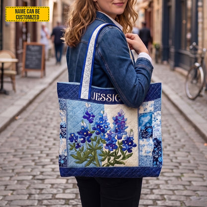 Personalized Beautiful Lavender Tote Bag