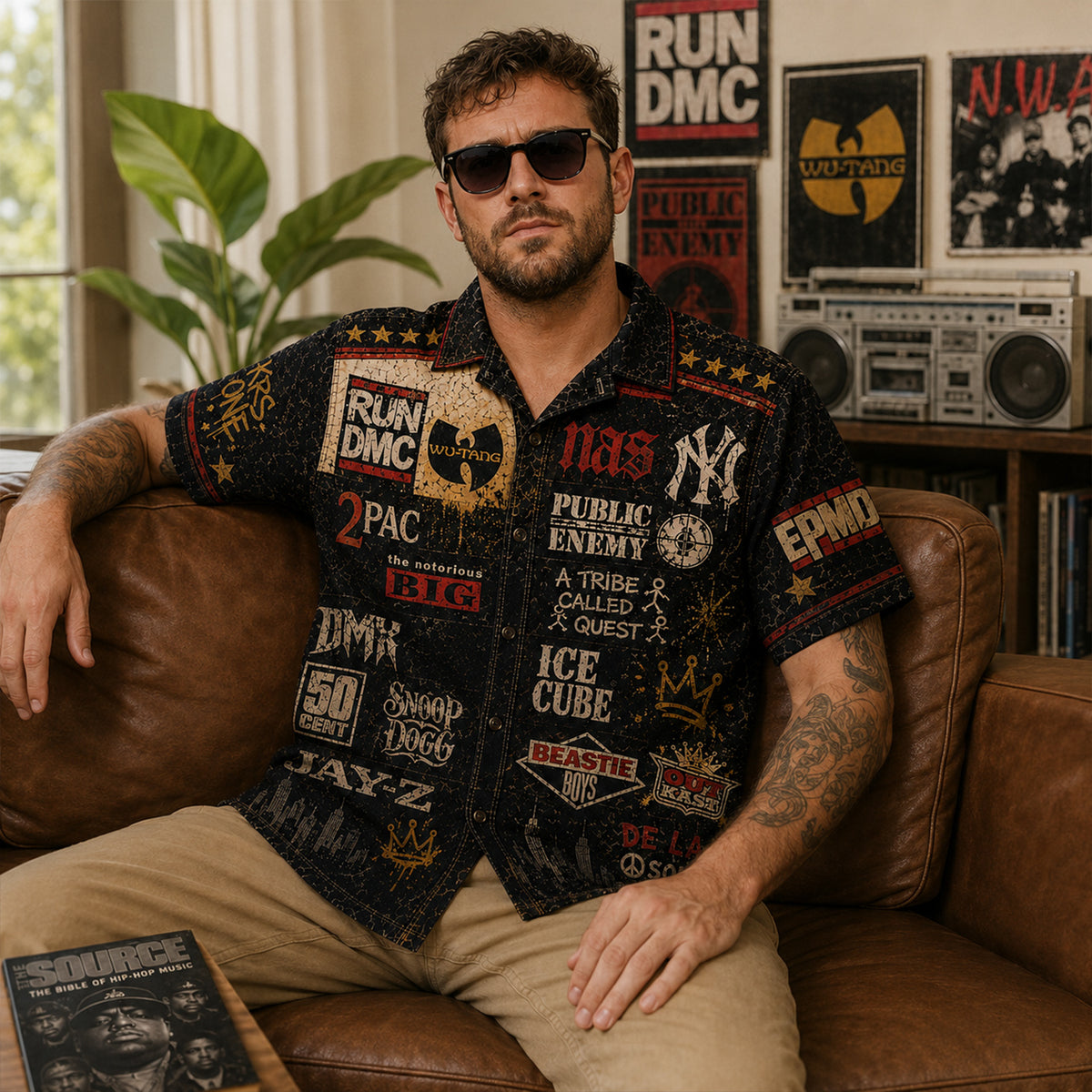 Hip Hop Legends Hawaiian Shirt - Vintage Music Fan Gift 2
