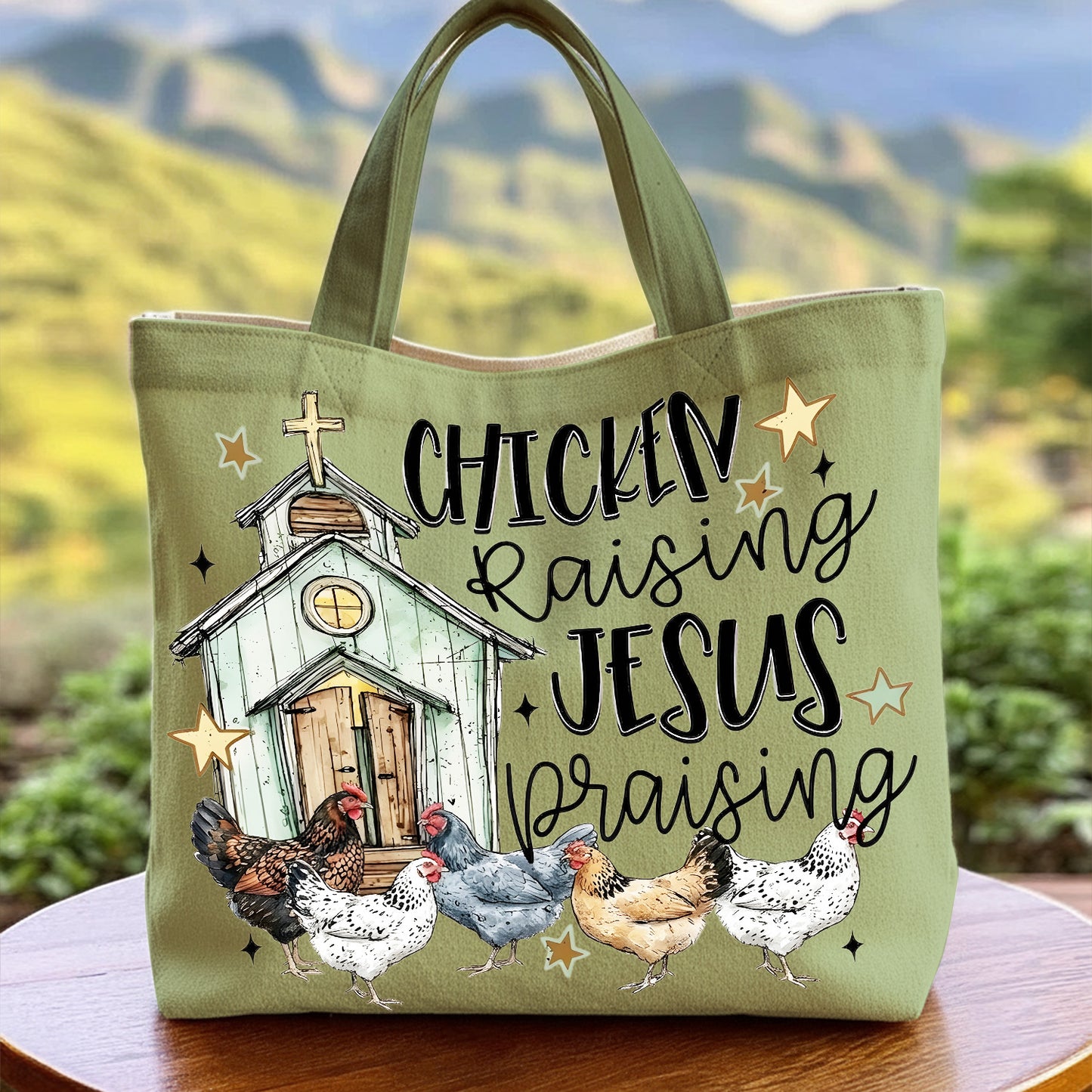 Chicken Raising - Chicken Tote Bag