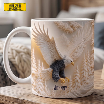 Personalized Eagle Mountain White Mug