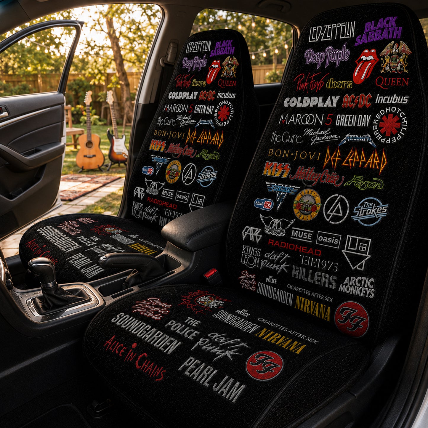 Rock Legends – Rock Lovers Car Seat Covers Version 2