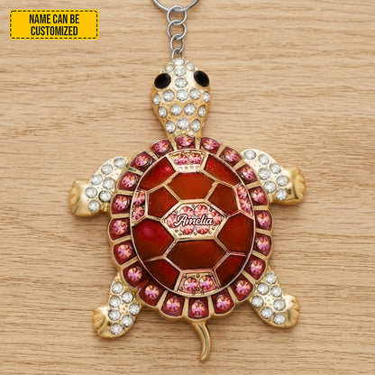 Sparkle Turtle - Personalized Acrylic Keychain
