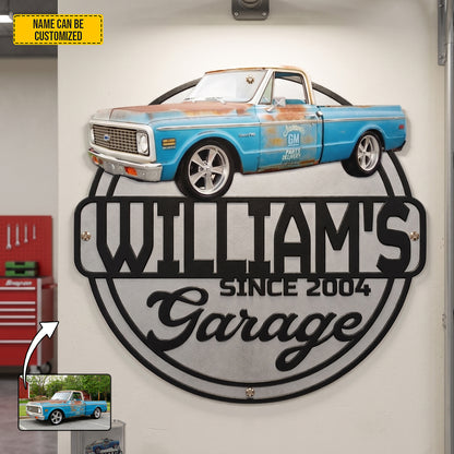 Personalized Custom Photo Classic Car Metal Sign Collection