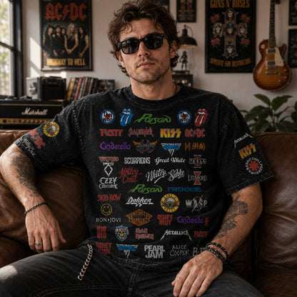 Rock Lover - Classic Legends All Over Print Shirt Version 1