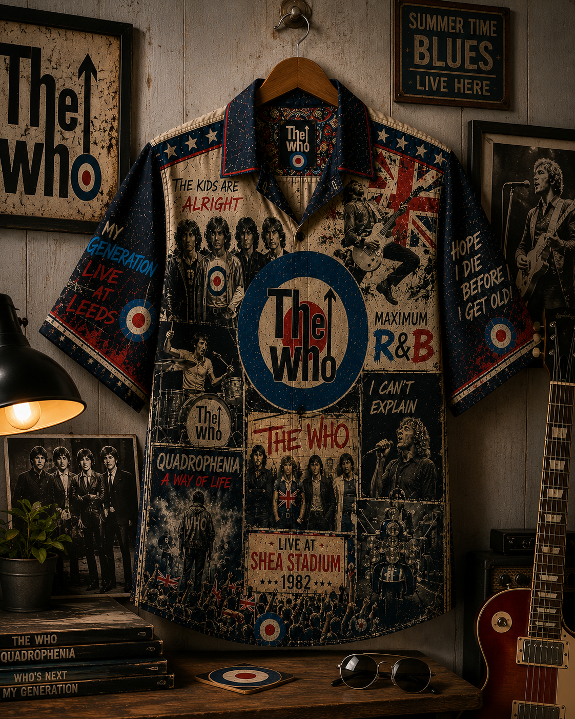 The Who Hawaiian Shirt - Vintage Music Fan Gift