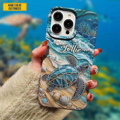 Beautiful Sea Turtle – Personalized Ocean Phone Case