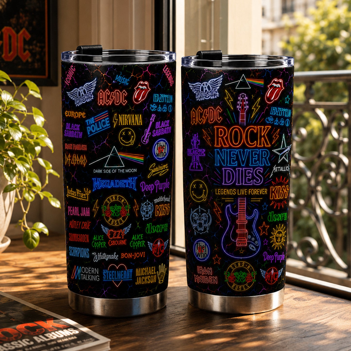 Rock Lovers - Classic Rock Legends Tumbler Version 15