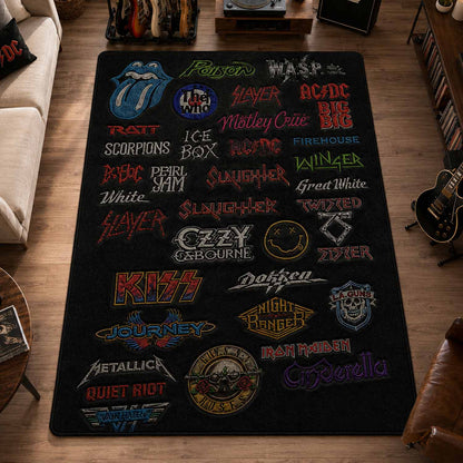 Rock Lovers - Legends Edition Area Rug Version 1