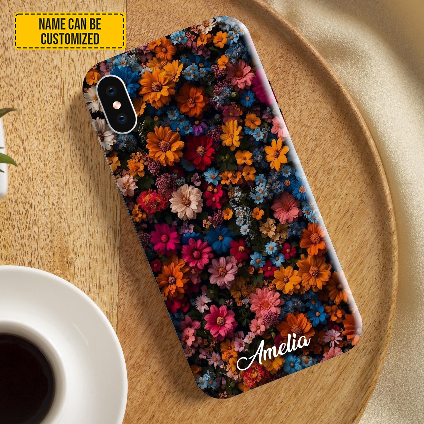 Personalized Flower Phone Case