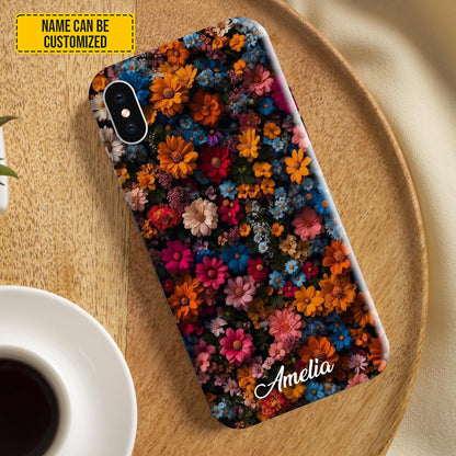 Personalized Flower Phone Case
