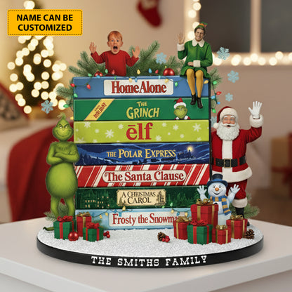 Christmas Classics – Personalized Holiday Acrylic Plaque