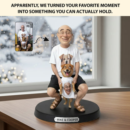 Chaos in Mini Form – Personalized Funny Photo Acrylic Plaque