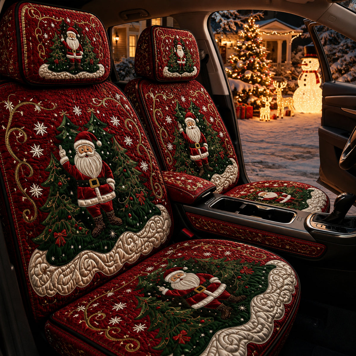 Santa’s Christmas Magic – Christmas Car Seat Covers