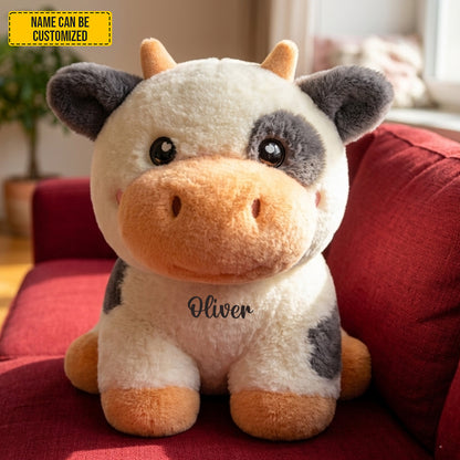 Personalized Cute Cow Custom Shaped Pillow