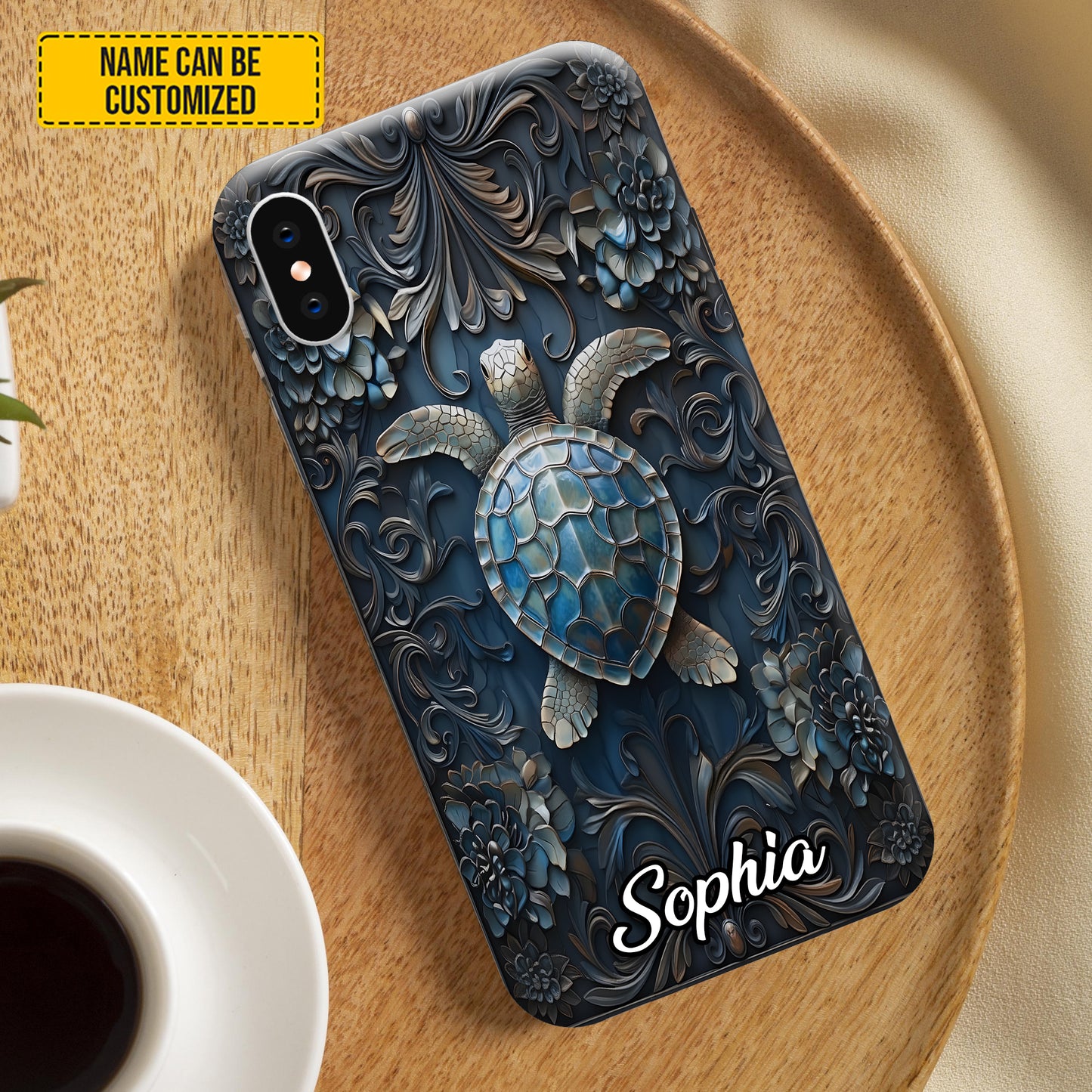 Personalized Sea Turtle Ocean Phone Case